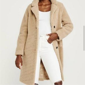Abercrombie Sherpa Dad Coat